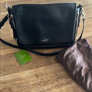 Kate Spade Black Leather Crossbody Bag